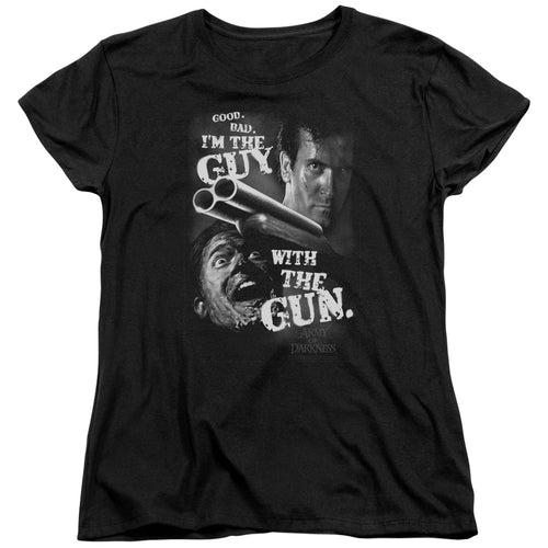 Army of Darkness Guy With The Gun Womens T-Shirt