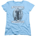 The Three Stooges Lamebrain Plumbing Womens T-Shirt