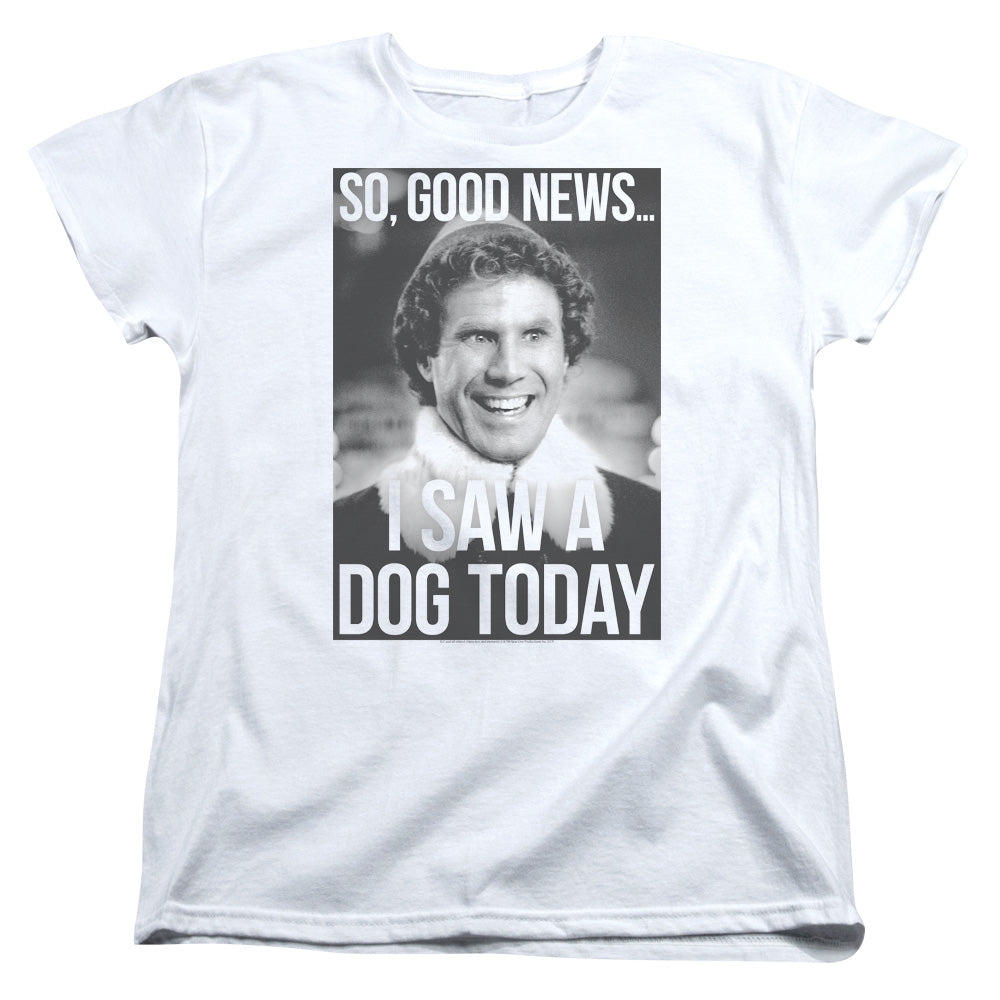 Elf Must Love Dogs Womens T-Shirt