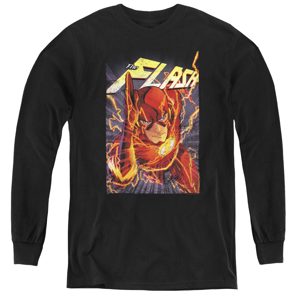 Justice League Flash One Youth Long Sleeve T-Shirt