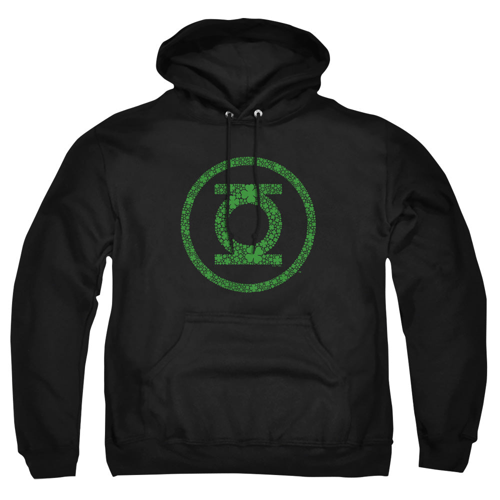 Green Lantern St. Patrick'S Day Shamrock Logo Pullover Hoodie