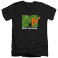 MTV ST. Patrick's Day Shamrock Logo V-Neck T-Shirt