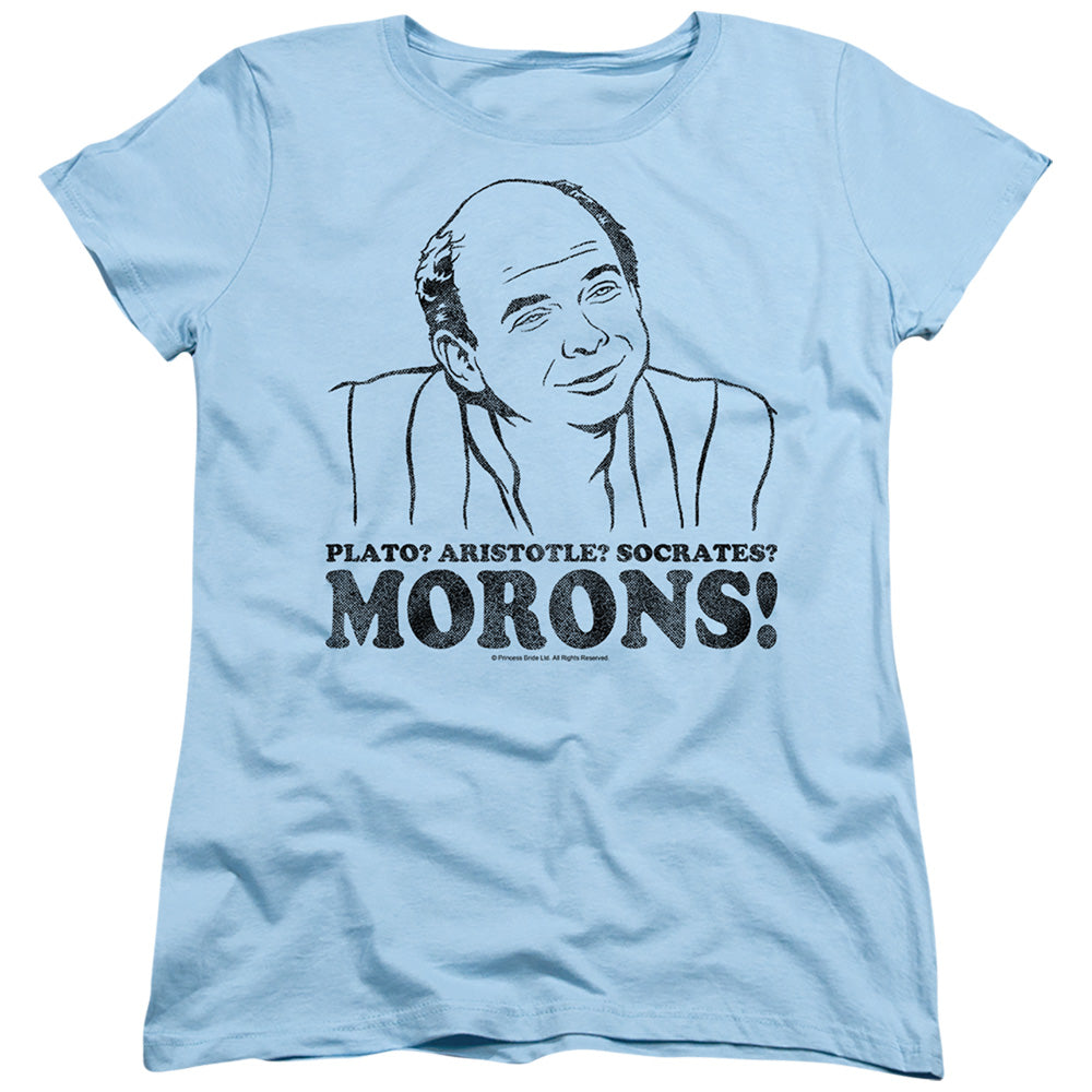 The Princess Bride Morons Light Blue Womens T-Shirt