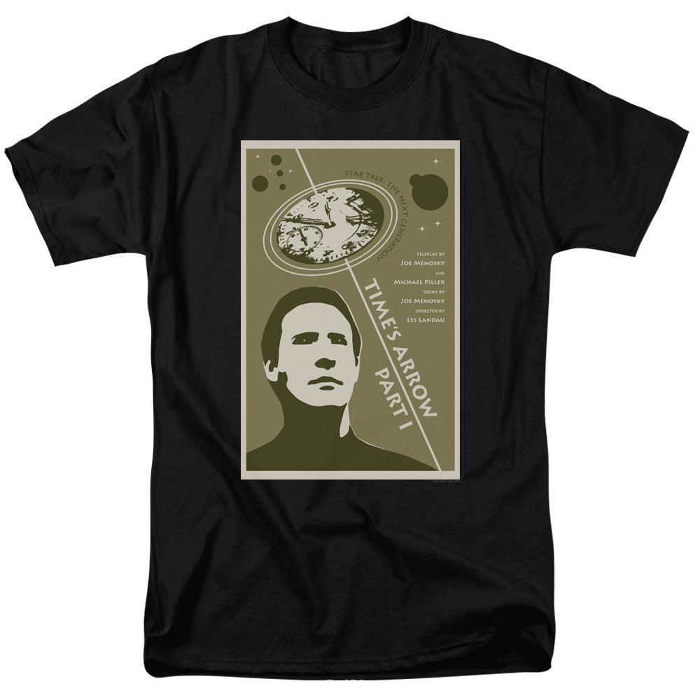 Star Trek Time's Arrow Part I Black T-Shirt
