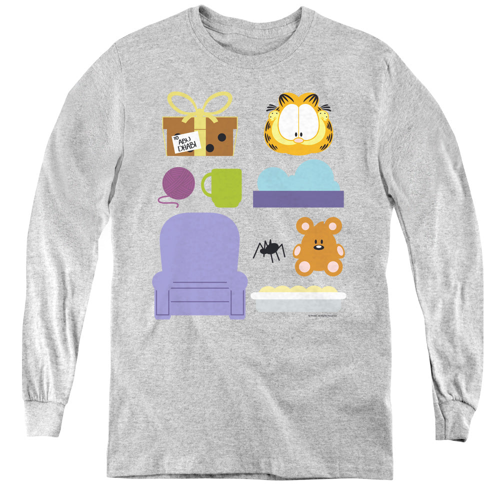 Garfield Gift Set Youth Long Sleeve T-Shirt