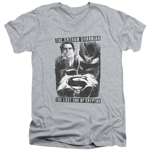 Batman v Superman Guardian V Son V-Neck T-Shirt