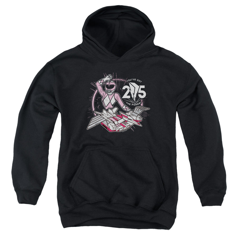 Mighty Morphin Power Rangers Pink 25 Youth Hoodie