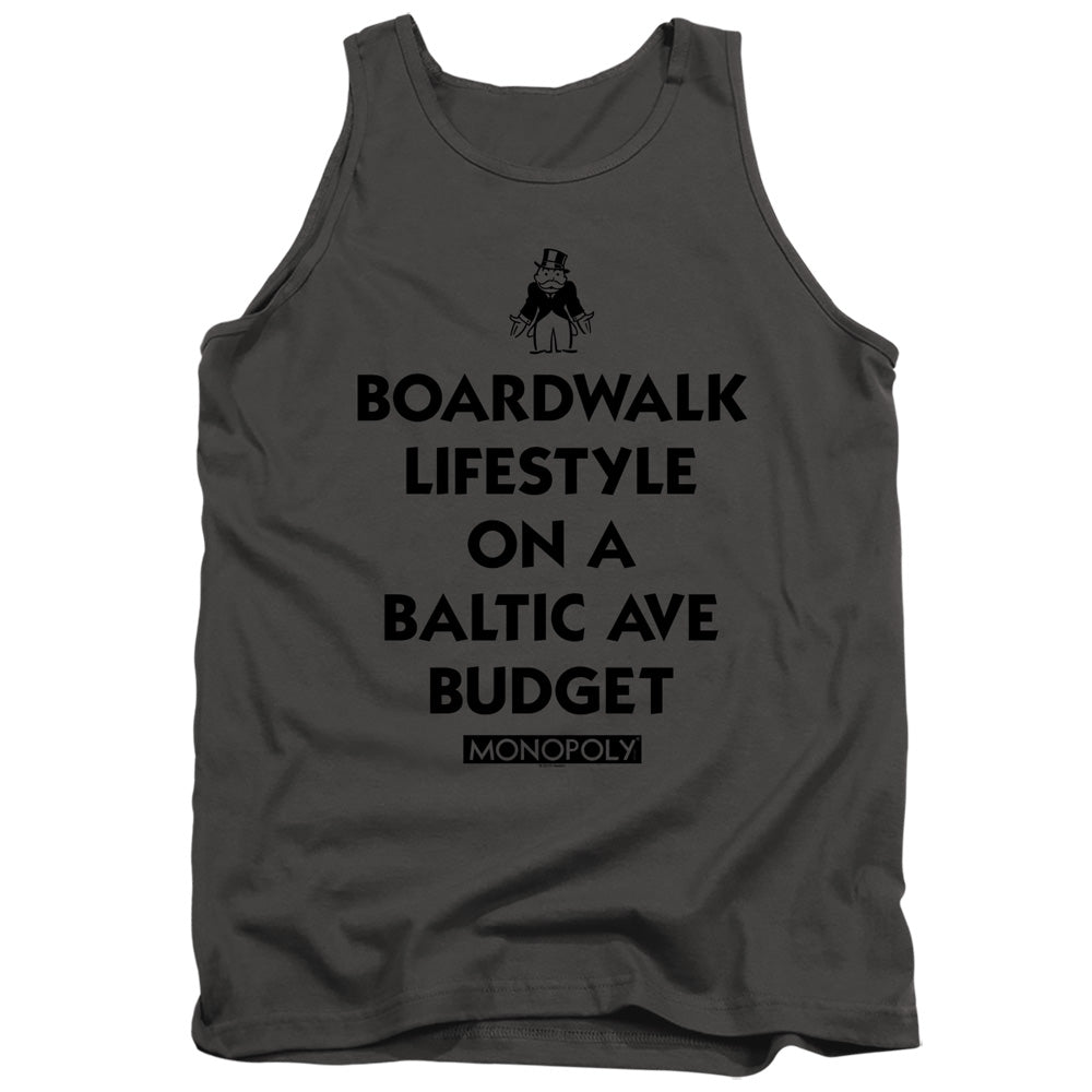Monopoly Lifestyle vs Budget Tank Top