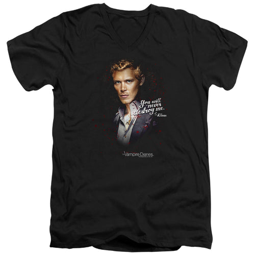 The Vampire Diaries Never Destroy V-Neck T-Shirt