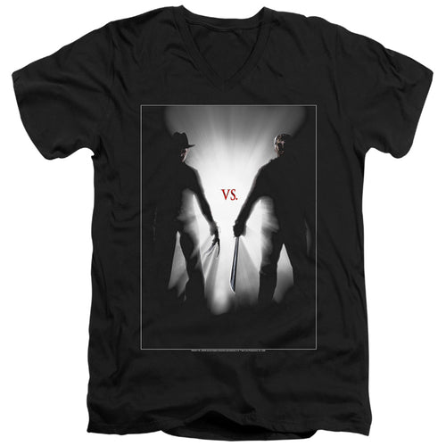 Freddy vs Jason Silhouettes V-Neck T-Shirt