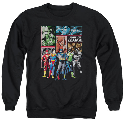 Justice League New Jla Panels Crewneck Sweatshirt