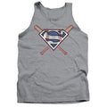 Superman Crossed Bats Tank Top
