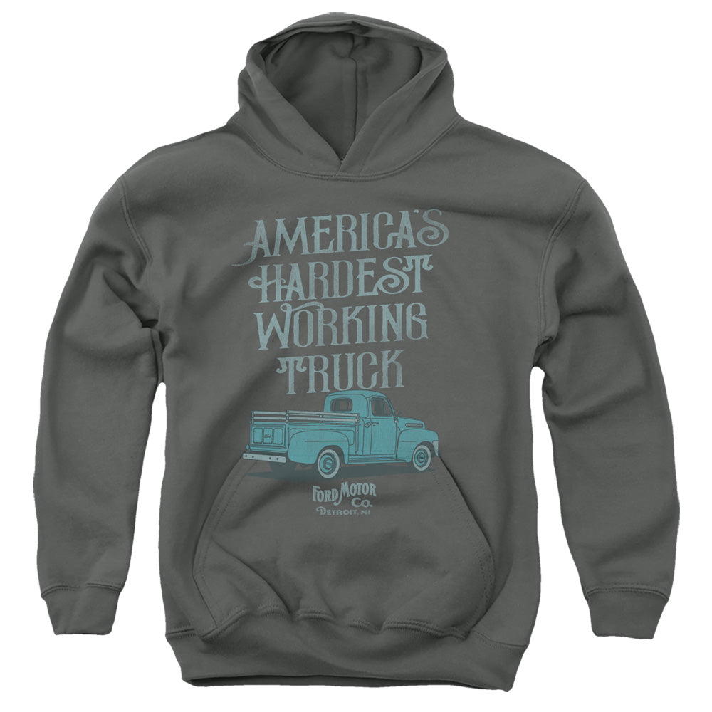 Ford Vintage America'S Hardest Working Truck Youth Hoodie