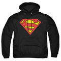 Superman Classic Logo Black Pullover Hoodie
