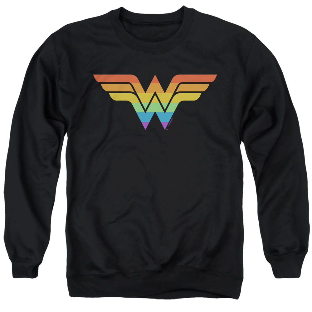 DC Comics Wonder Woman Rainbow Crewneck Sweatshirt