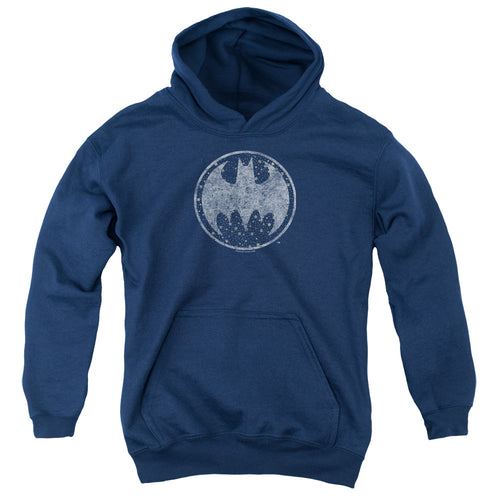 Batman Starry Night Shield Youth Hoodie