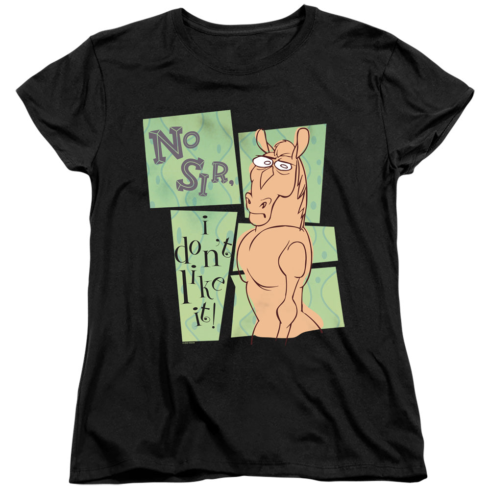 Ren and Stimpy No Sir I Don’t Like It Womens T-Shirt