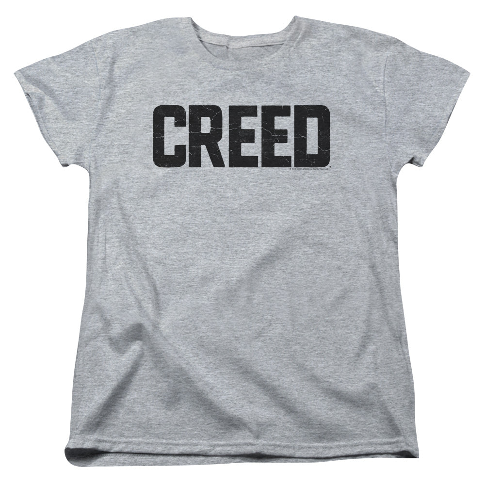 Creed Cracked Logo Womens T-Shirt