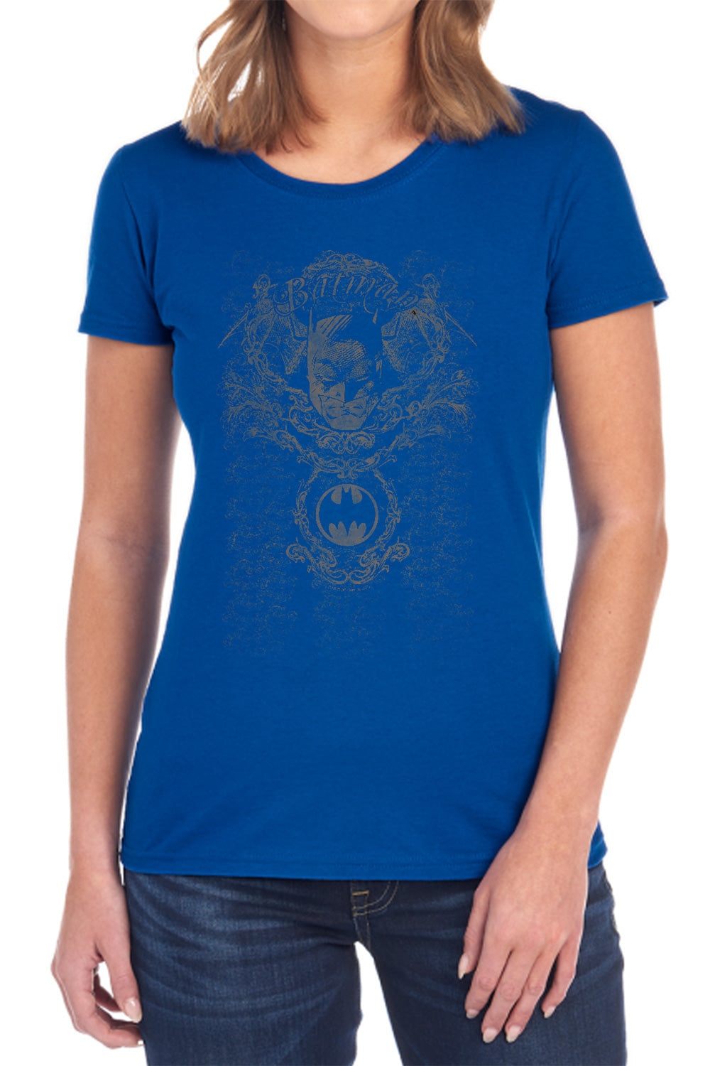 Batman Dark Knight Heraldry Womens T-Shirt