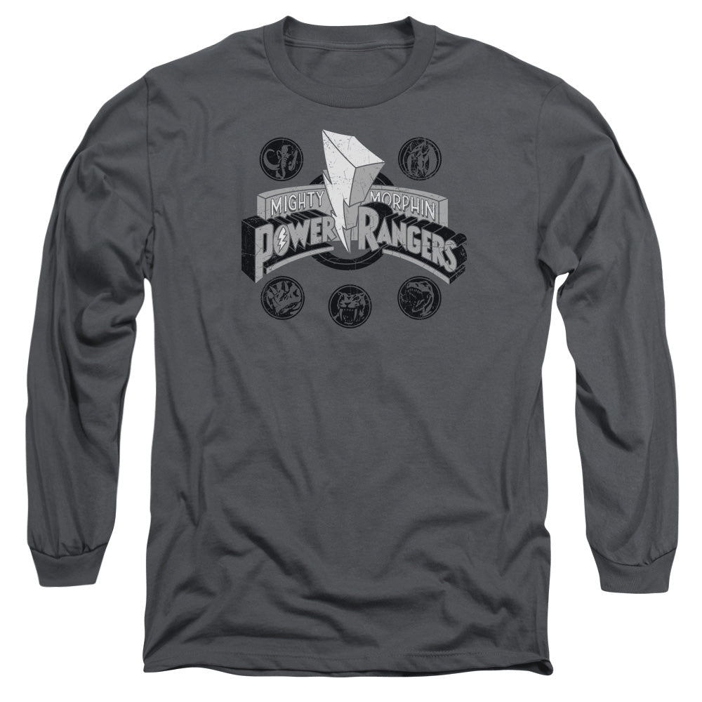 Mighty Morphin Power Rangers Power Coins Long Sleeve T-Shirt