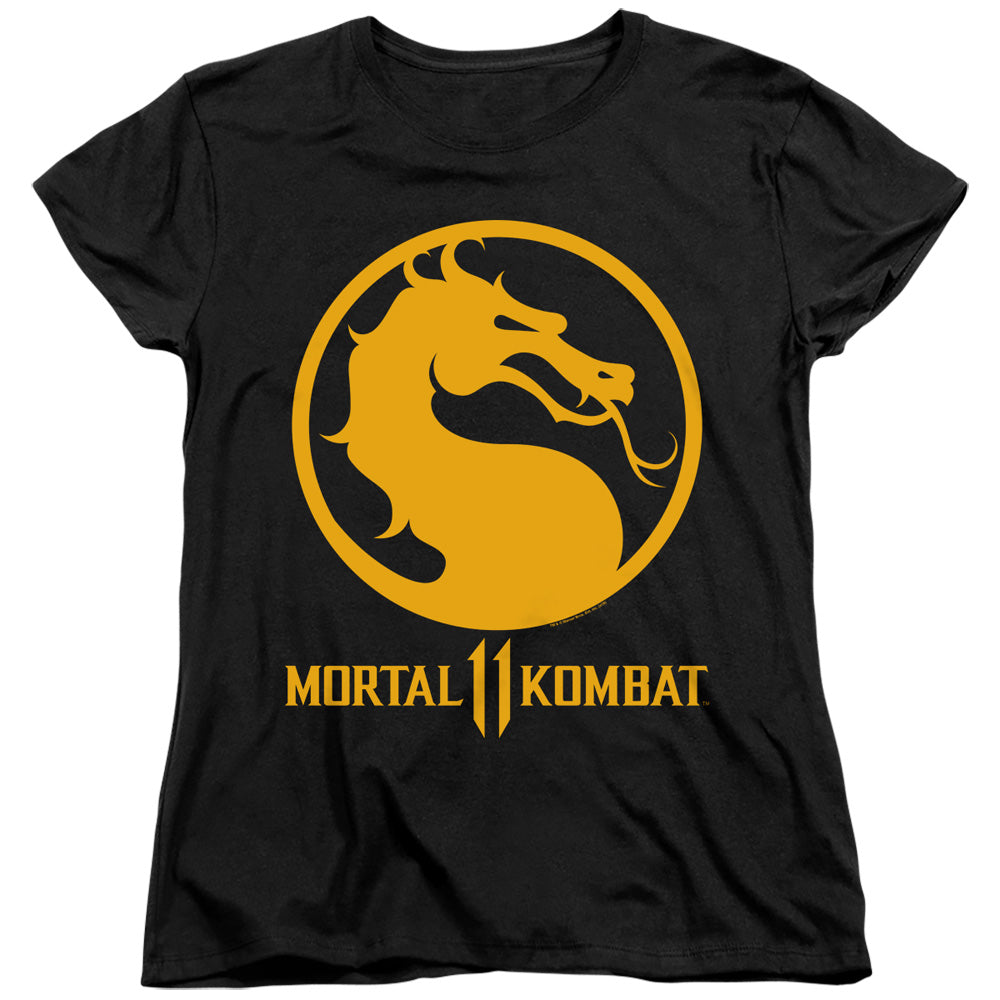 Mortal Kombat 11 Dragon Logo Womens T-Shirt