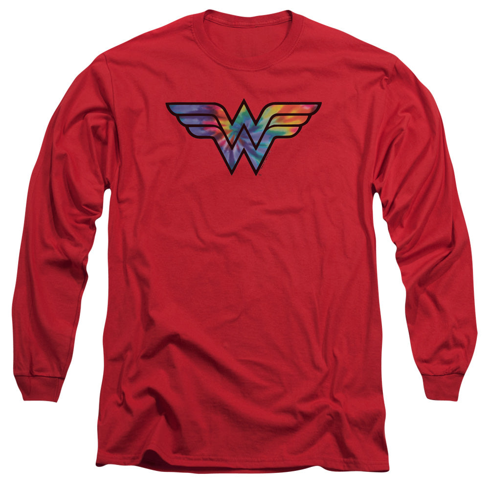 Wonder Woman Wonder Woman Tie Dye Logo Long Sleeve T-Shirt