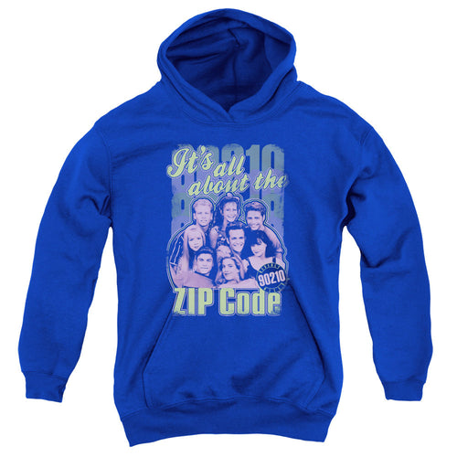 Beverly Hills 90210 It's All About the Zip Code Youth Hoodie