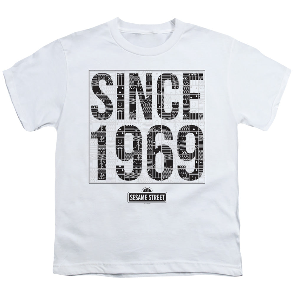 Sesame Street Since 1969 Pattern Youth/Toddler T-Shirt