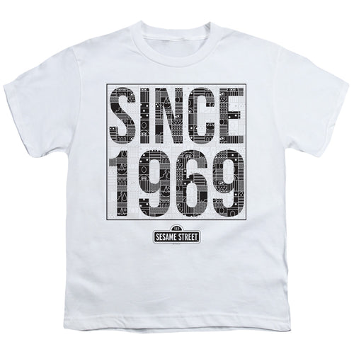 Sesame Street Since 1969 Pattern Youth/Toddler T-Shirt