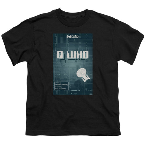 Star Trek Q Who Black Youth/Toddler T-Shirt