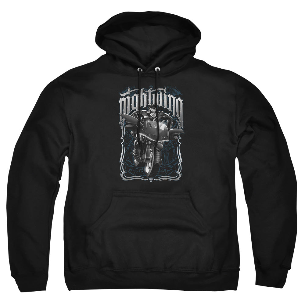 Batman Nightwing Biker Pullover Hoodie
