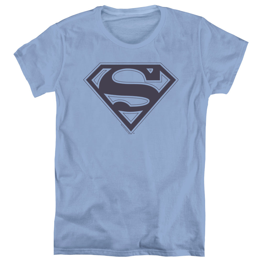 Superman Blue&navy Shield Womens T-Shirt
