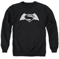 Batman v Superman Simple Logo Crewneck Sweatshirt