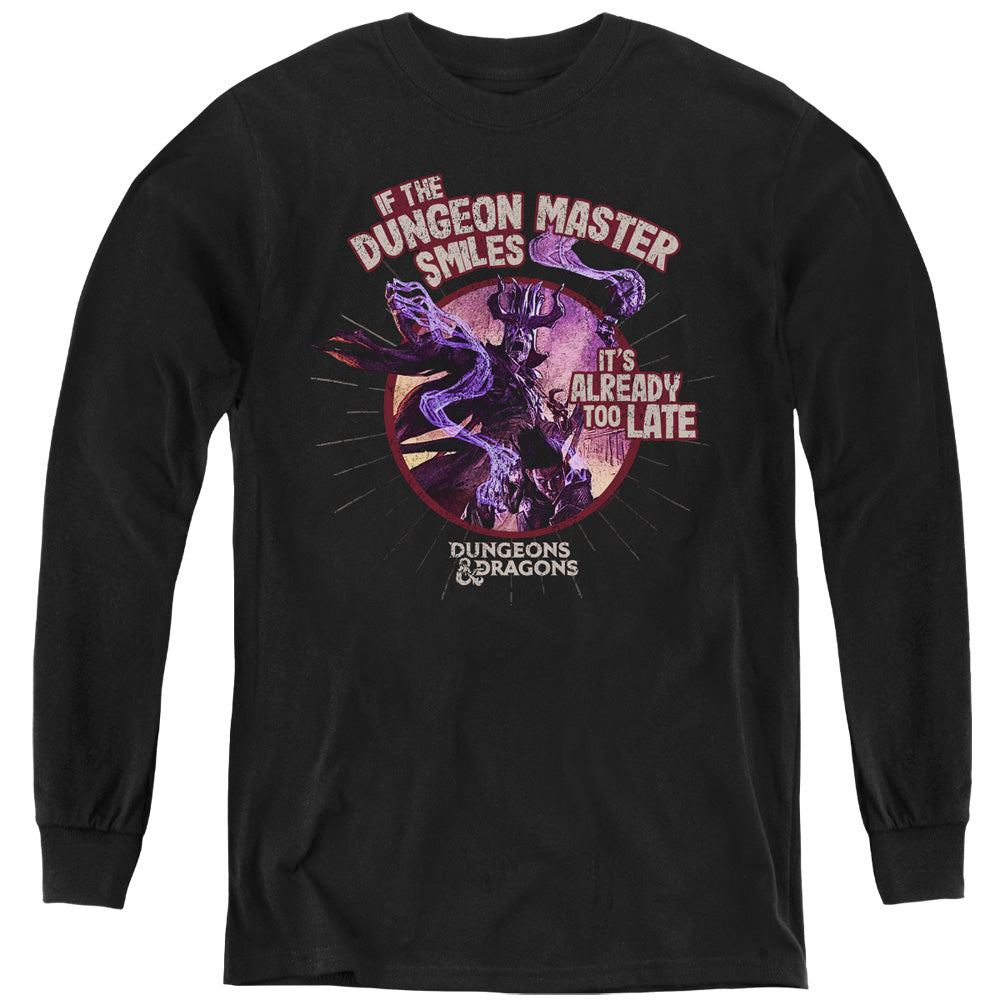 Dungeons & Dragons Dungeon Master Smiles Youth Long Sleeve T-Shirt