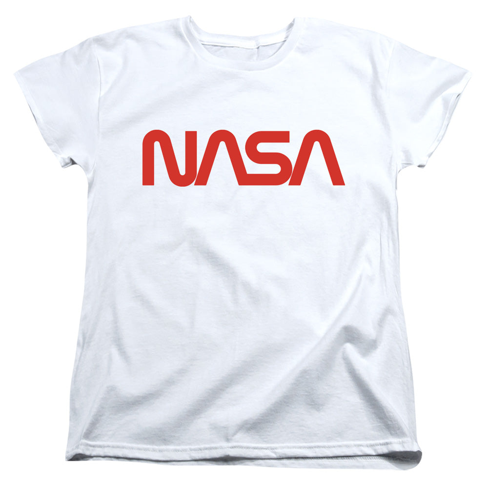 NASA Worm Logo Womens T-Shirt