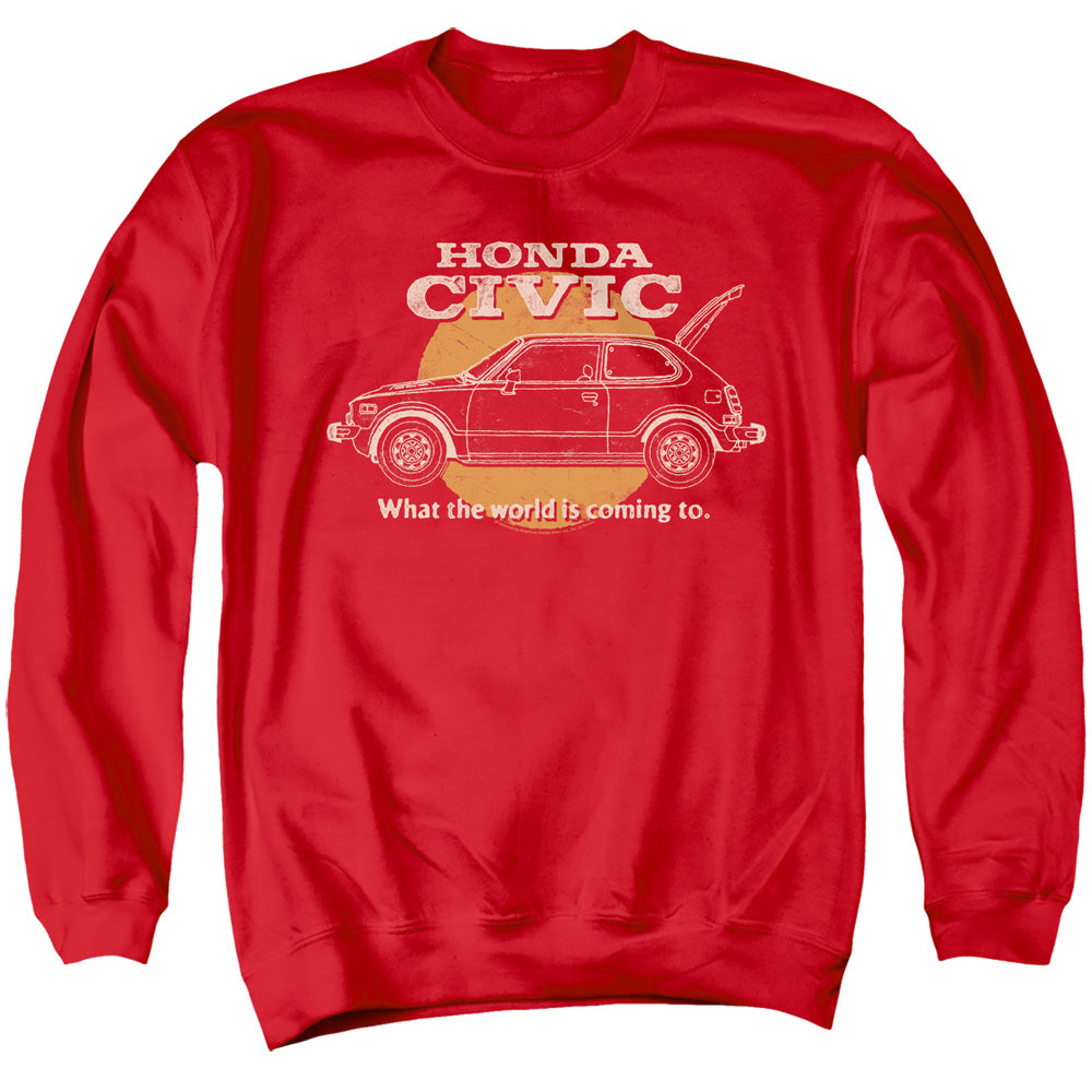 Honda Civic Coming World Crewneck Sweatshirt