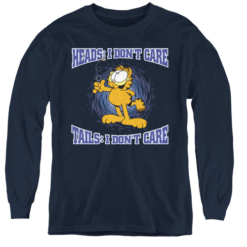 Garfield Heads Or Tails Youth Long Sleeve T-Shirt