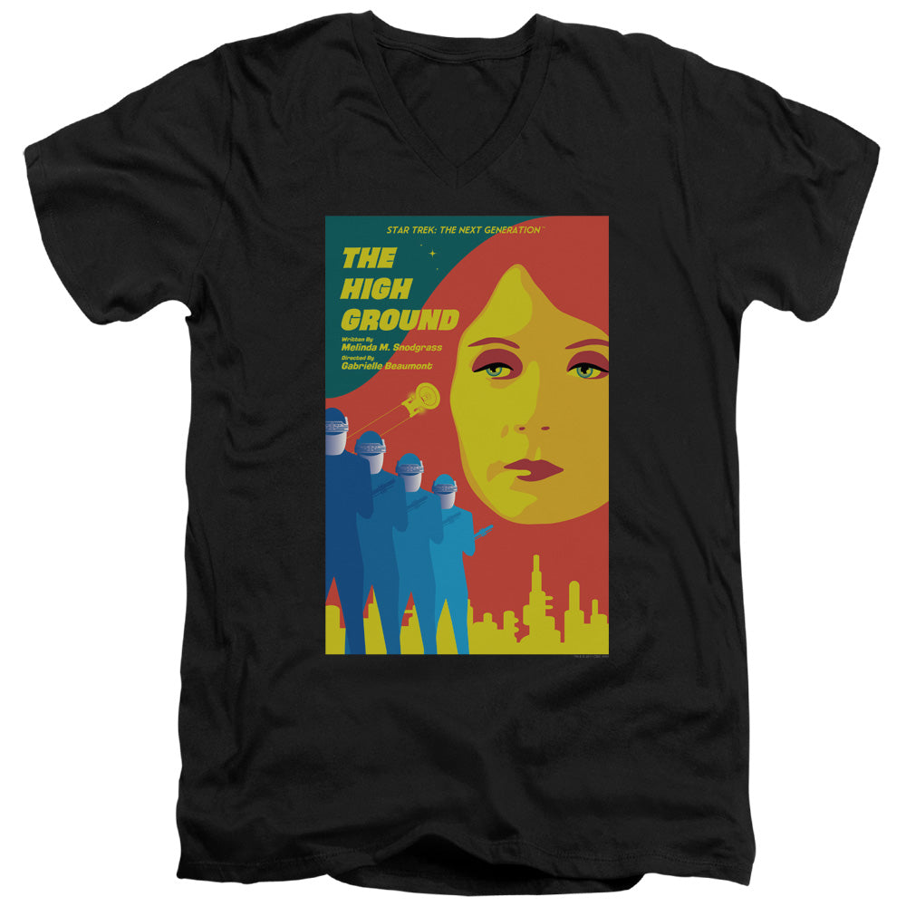 Star Trek The High Ground Black V-Neck T-Shirt