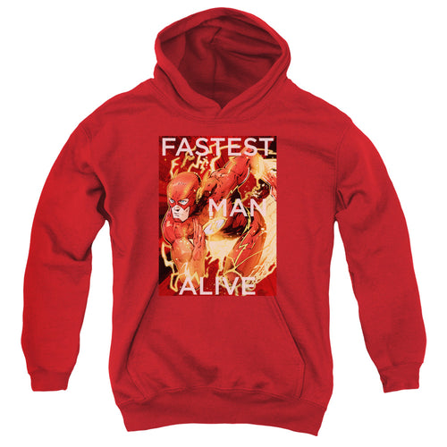 Justice League Fastest Man Alive Youth Hoodie