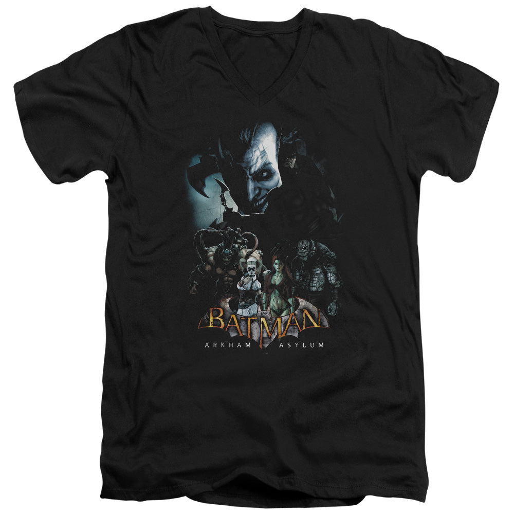 Batman Five Against One V-Neck T-Shirt