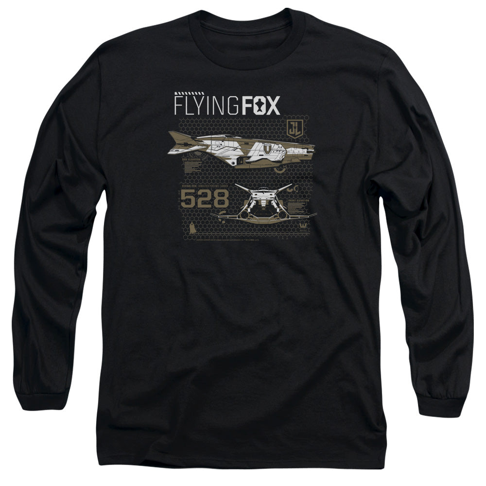 Justice League Flying Fox Long Sleeve T-Shirt