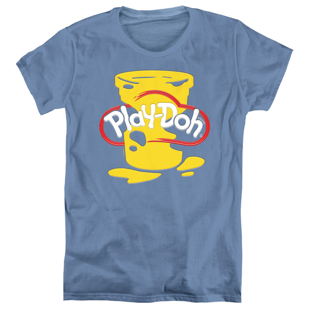 Play-Doh Messy Logo Womens T-Shirt