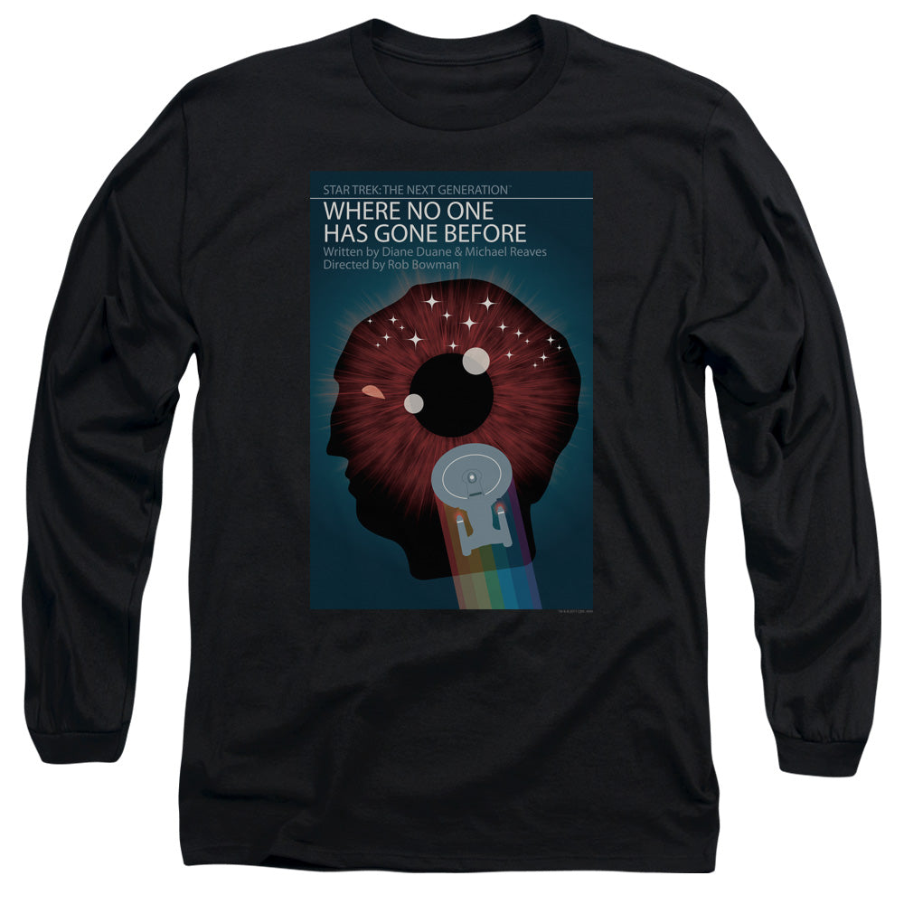Star Trek Where No One Has Gone Before Black Long Sleeve T-Shirt