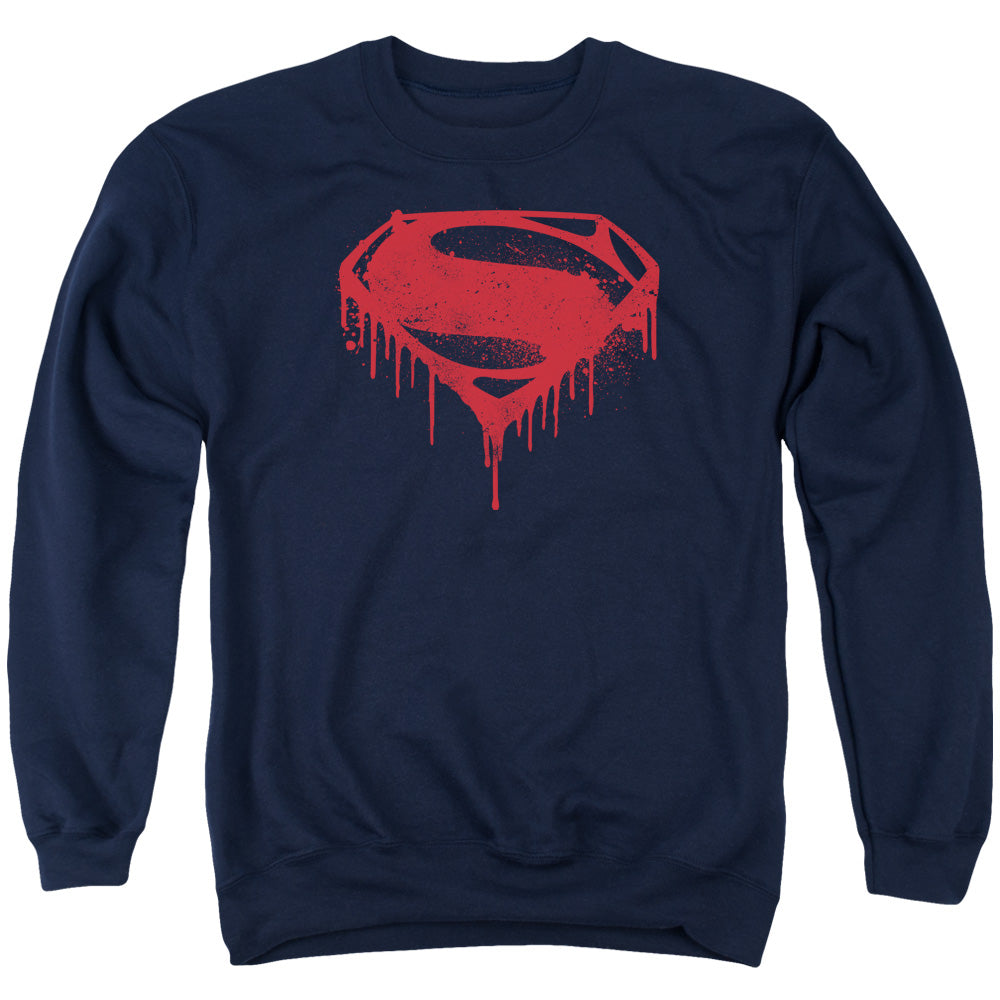 Batman v Superman Splattered Crewneck Sweatshirt
