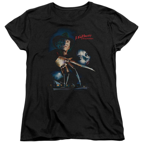 A Nightmare on Elm Street Original Poster Womens T-Shirt