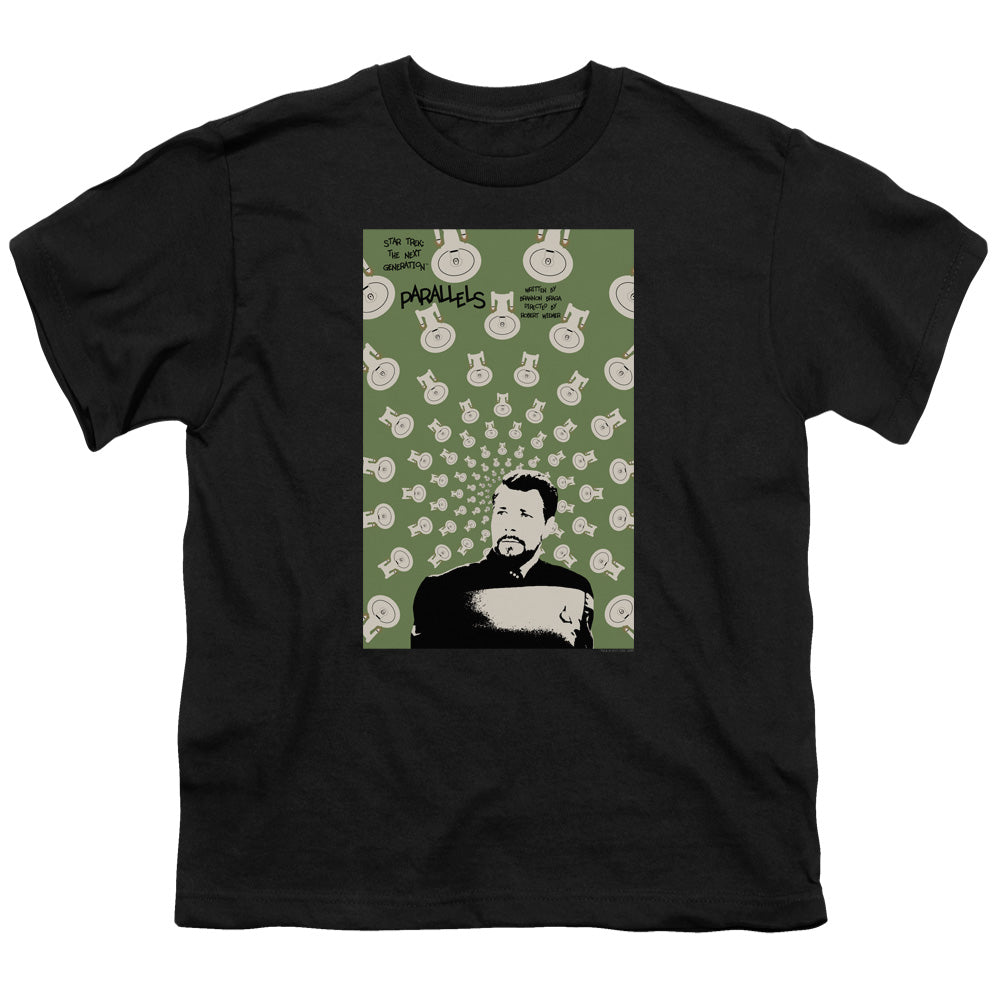 Star Trek Parallels Black Youth/Toddler T-Shirt