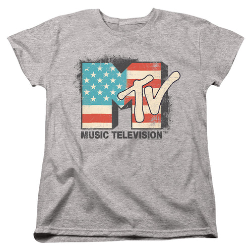 MTV American Logo Womens T-Shirt