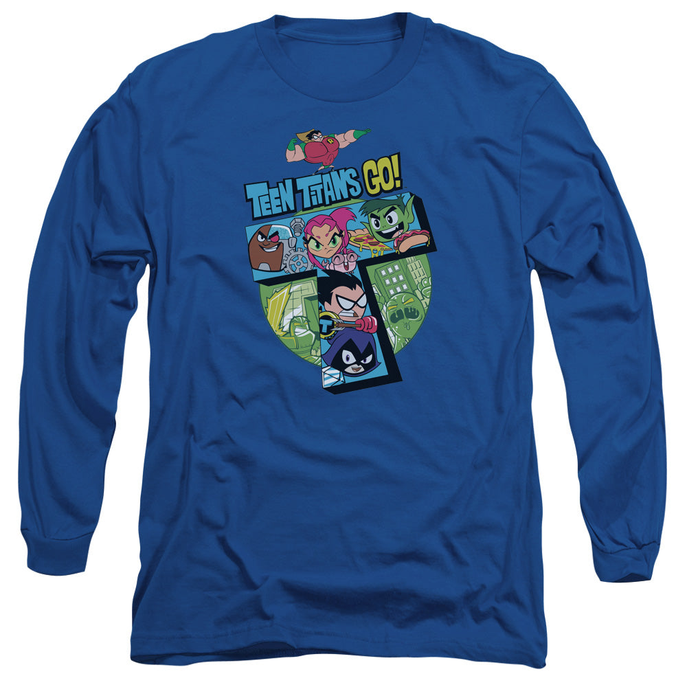 Teen Titans Go! T Logo Long Sleeve T-Shirt