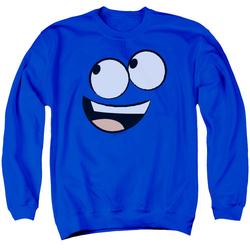 Foster's Home for Imaginary Friends Blue Face Crewneck Sweatshirt