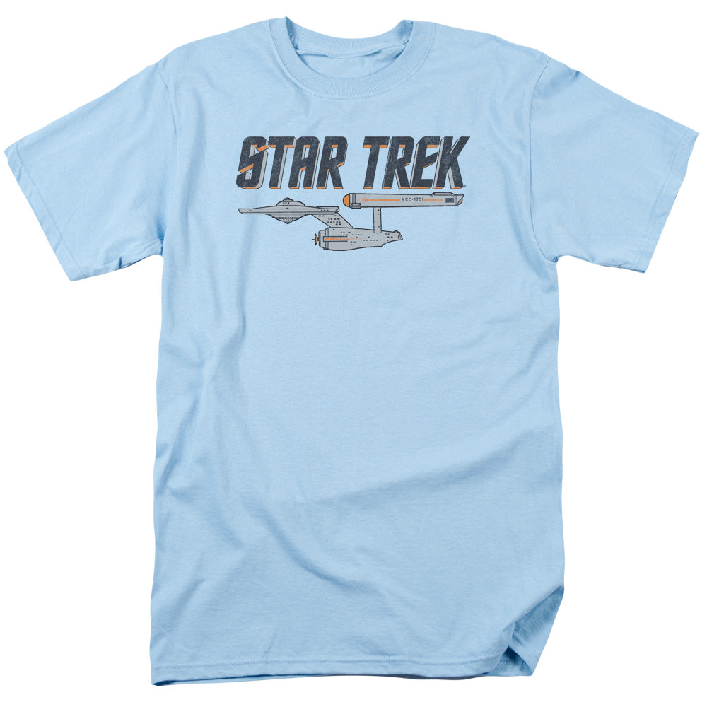 Star Trek Enterprise Logo Blue T-Shirt